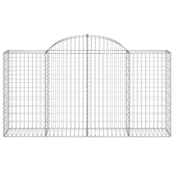 Gabion Baskets Arched Gabion Basket 200X50x100/120 Cm Galvanised Iron