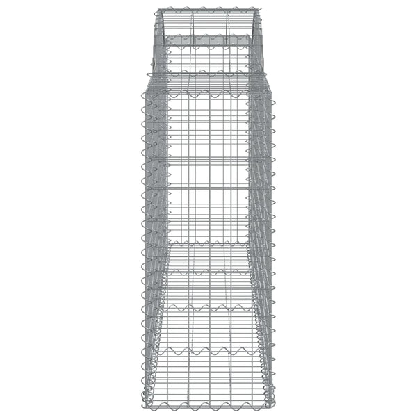 Gabion Baskets Arched Gabion Basket 200X50x100/120 Cm Galvanised Iron