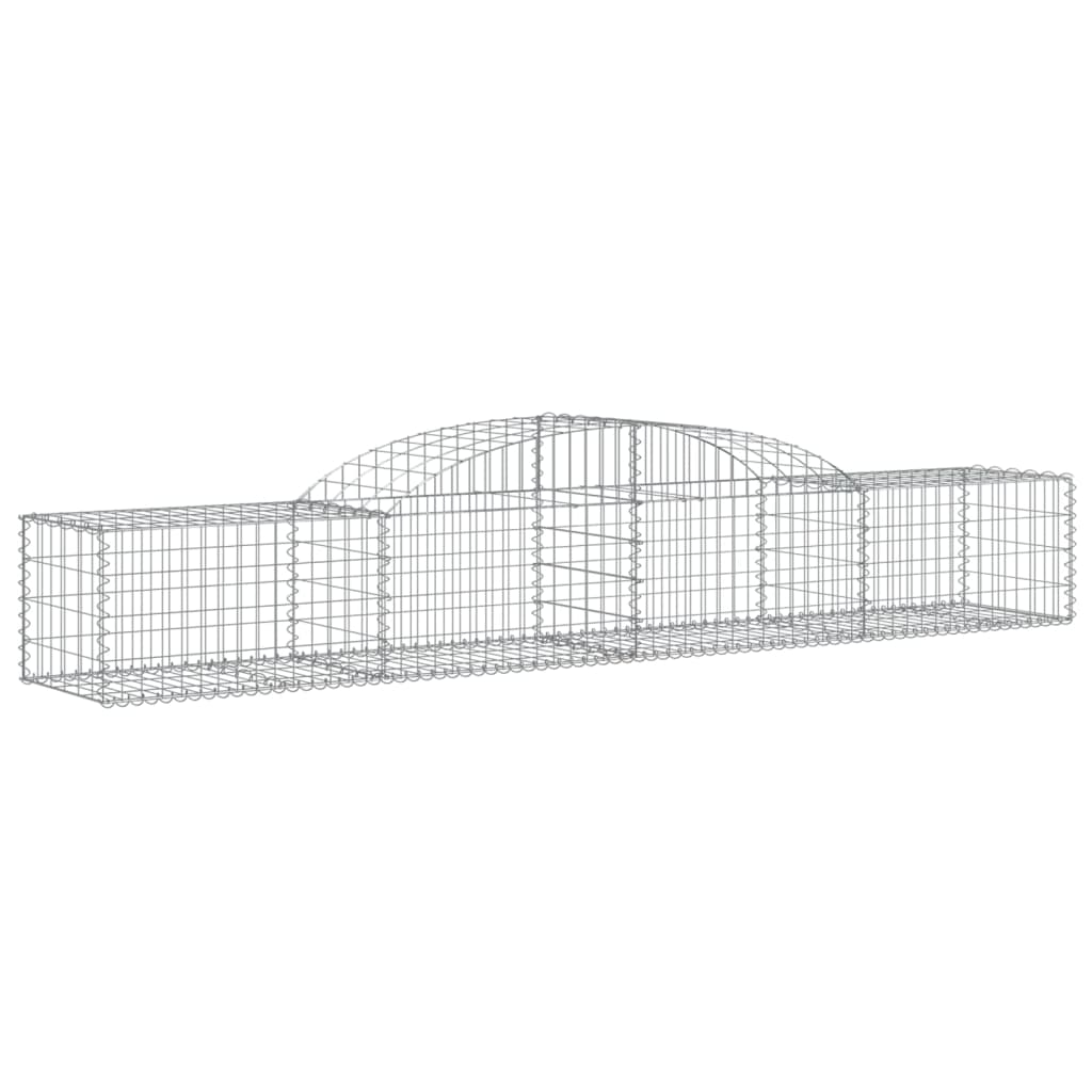 Gabion Baskets Arched Gabion Basket 300X50x40/60 Cm Galvanised Iron