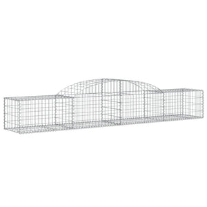 Gabion Baskets Arched Gabion Basket 300X50x40/60 Cm Galvanised Iron