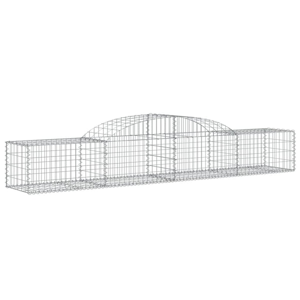 Gabion Baskets Arched Gabion Basket 300X50x40/60 Cm Galvanised Iron