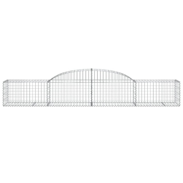 Gabion Baskets Arched Gabion Basket 300X50x40/60 Cm Galvanised Iron