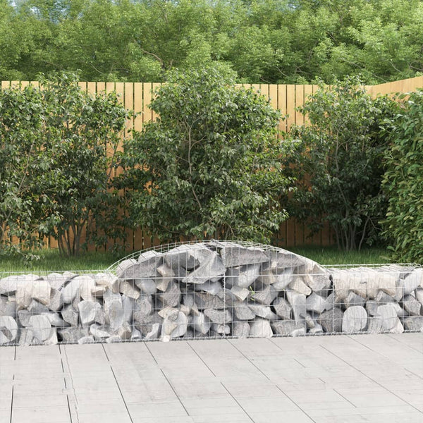 Gabion Baskets Arched Gabion Basket 300X50x40/60 Cm Galvanised Iron