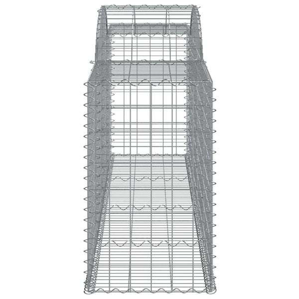 Gabion Baskets Arched Gabion Basket 300X50x80/100 Cm Galvanised Iron