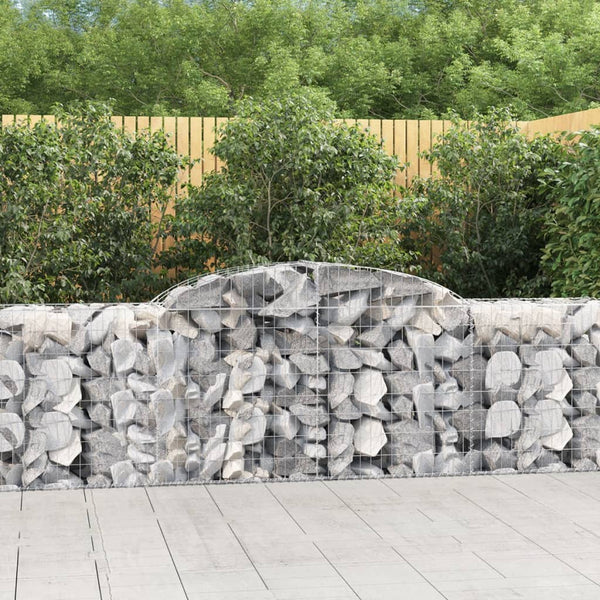 Gabion Baskets Arched Gabion Basket 300X50x80/100 Cm Galvanised Iron