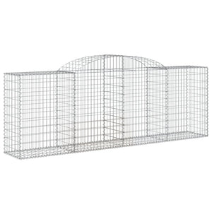 Gabion Baskets Arched Gabion Basket 300X50x100/120 Cm Galvanised Iron