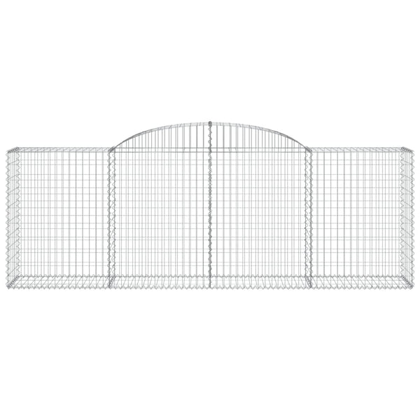 Gabion Baskets Arched Gabion Basket 300X50x100/120 Cm Galvanised Iron