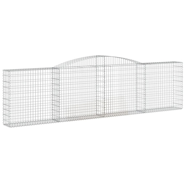 Gabion Baskets Arched Gabion Basket 400X30x100/120 Cm Galvanised Iron