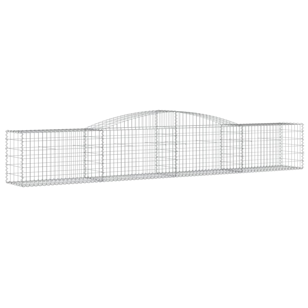 Gabion Baskets Arched Gabion Basket 400X50x60/80 Cm Galvanised Iron