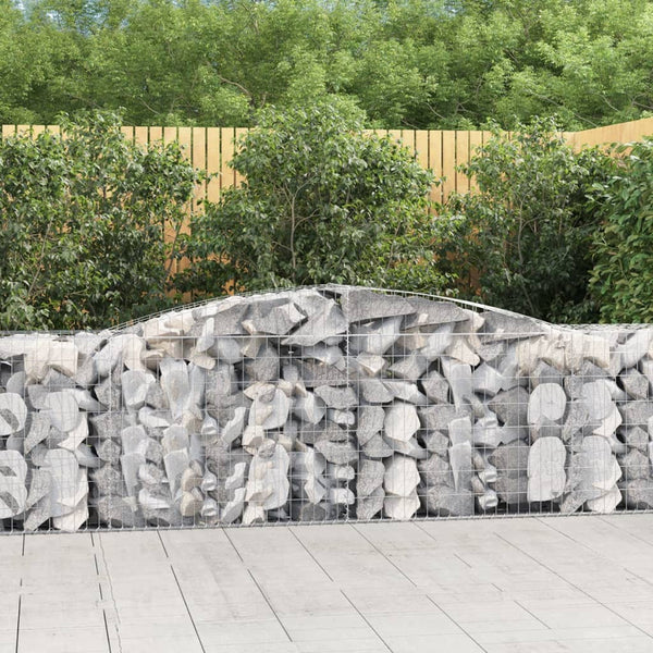 Gabion Baskets Arched Gabion Basket 400X50x80/100 Cm Galvanised Iron