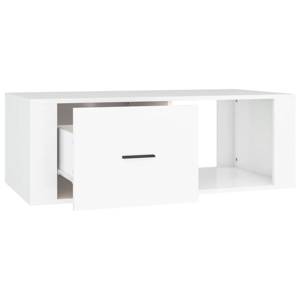 Coffee Tables Coffee Table White 100X50.5X35 Cm Engineered Wood