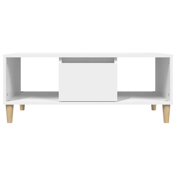 Coffee Tables Coffee Table White 90X50x36.5 Cm Engineered Wood