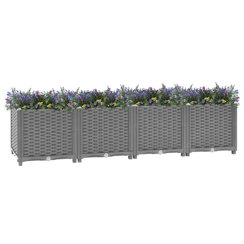 Raised Garden Beds Raised Bed 160X40x38 Cm Polypropylene