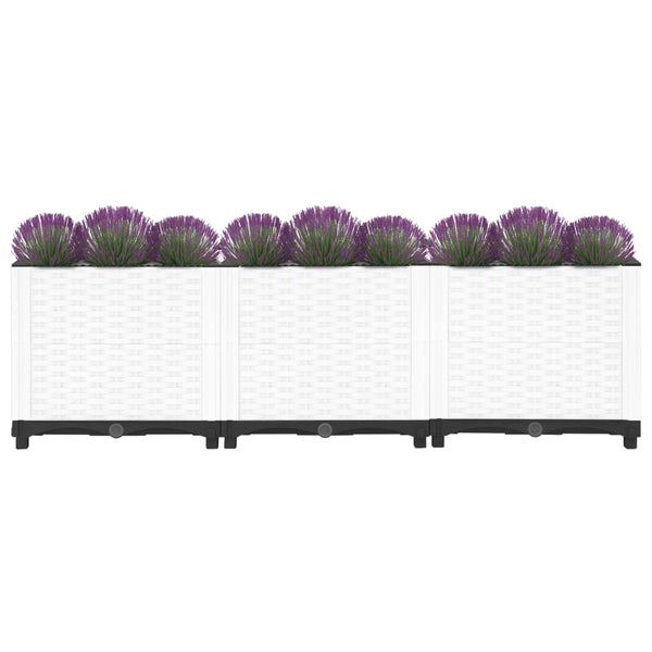 Raised Garden Beds Raised Bed 120X40x38 Cm Polypropylene