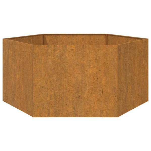 Raised Garden Beds Planter Rusty 90X90x45 Cm Corten Steel