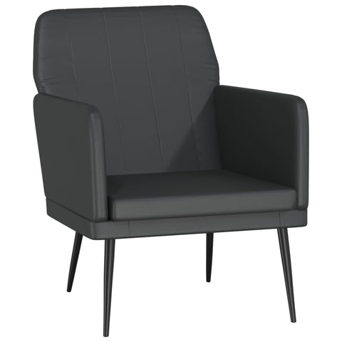 Sofas, Armchairs & Couches Armchair Black 61X78x80 Cm Faux Leather