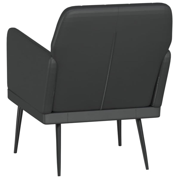 Sofas, Armchairs & Couches Armchair Black 61X78x80 Cm Faux Leather