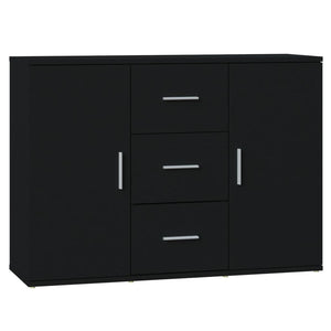 Sideboards & Buffets Sideboard Black 91X29.5X65 Cm Engineered Wood