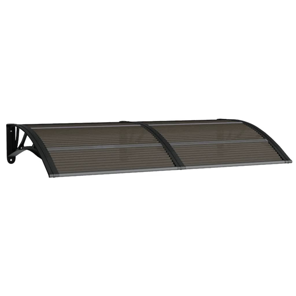 Awning & Canopy Parts Door Canopy Black 150X80 Cm Polycarbonate