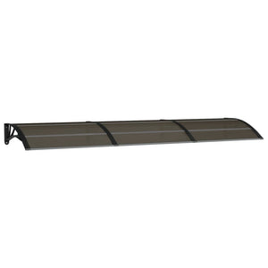 Awning & Canopy Parts Door Canopy Black 300X75 Cm Polycarbonate