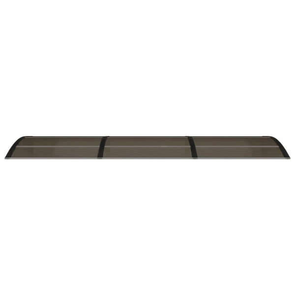 Awning & Canopy Parts Door Canopy Black 300X75 Cm Polycarbonate