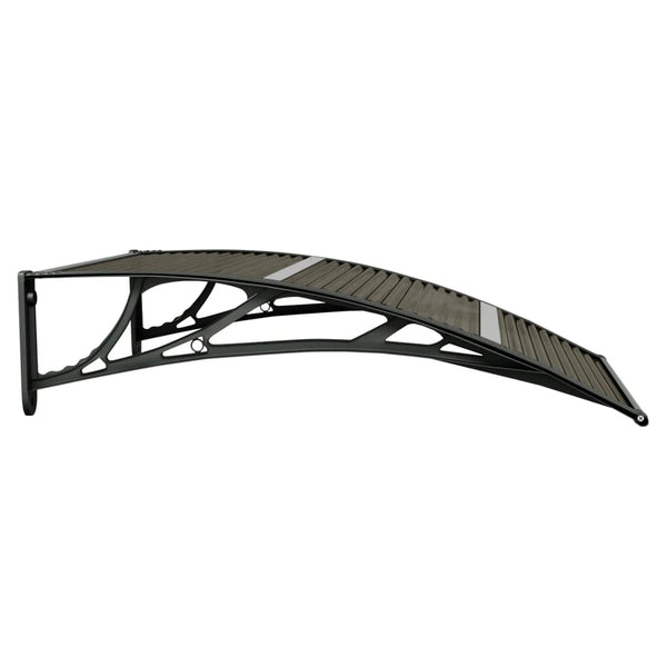 Awning & Canopy Parts Door Canopy Black 100X80 Cm Polycarbonate