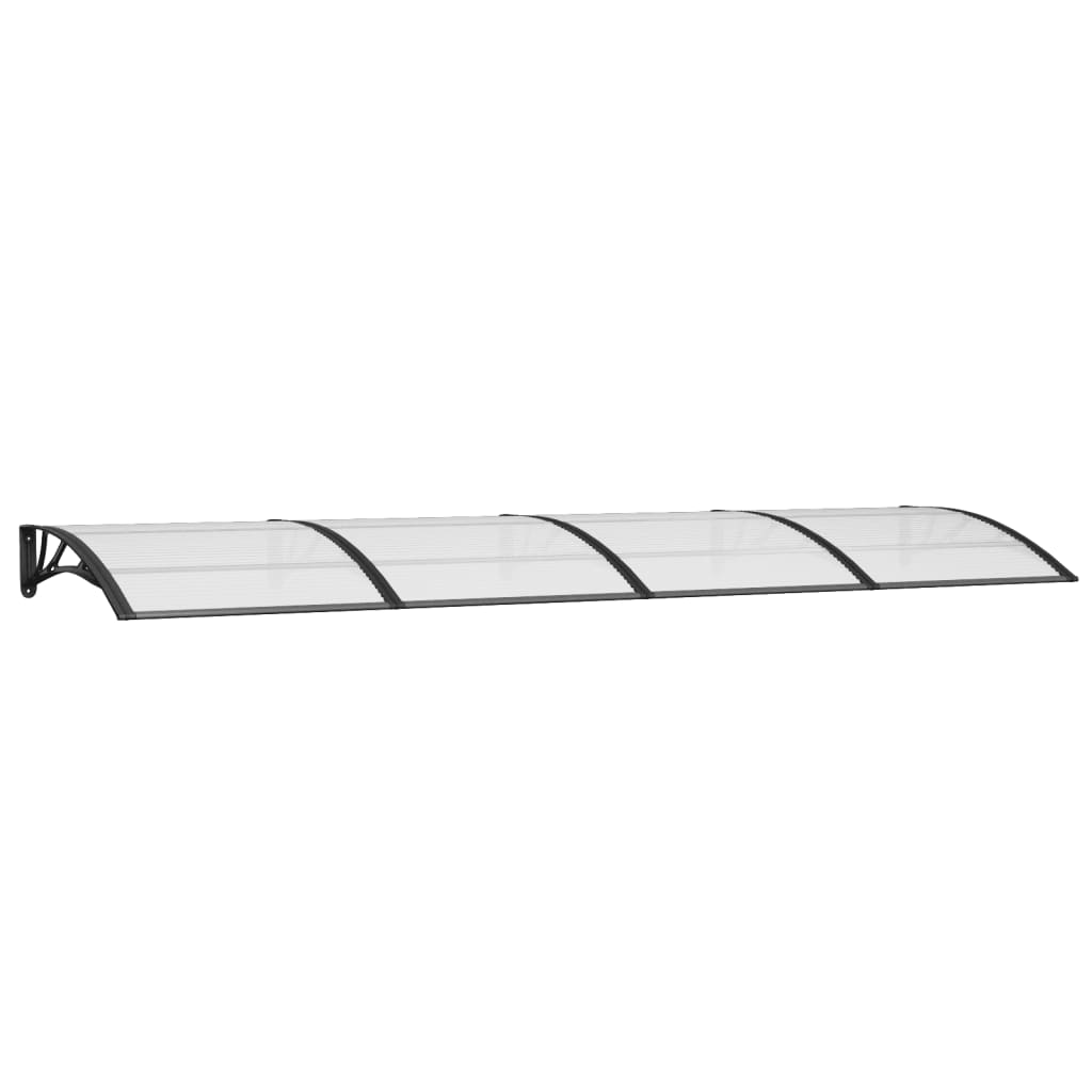 Awning & Canopy Parts Door Canopy Black 350X100 Cm Polycarbonate