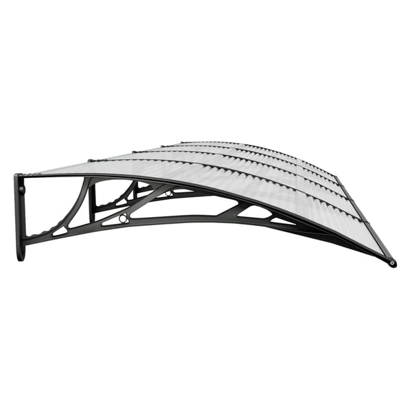 Awning & Canopy Parts Door Canopy Black 350X100 Cm Polycarbonate