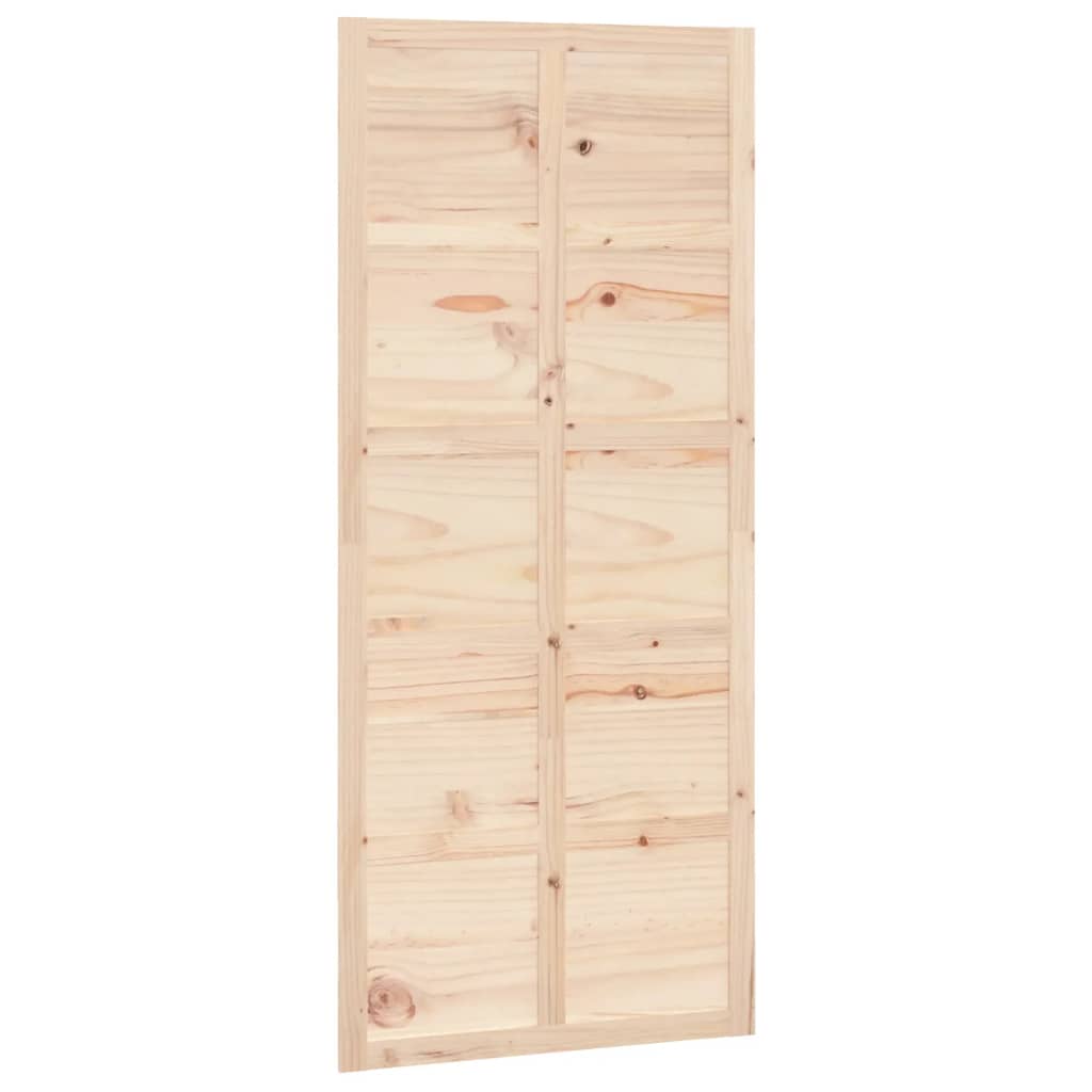 Doors Barn Door 90X1.8X214 Cm Solid Wood Pine