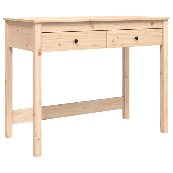 Home Office Desks Desk With Drawers 100X50x78 Cm Solid Wood Pine