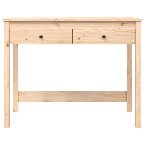 Home Office Desks Desk With Drawers 100X50x78 Cm Solid Wood Pine