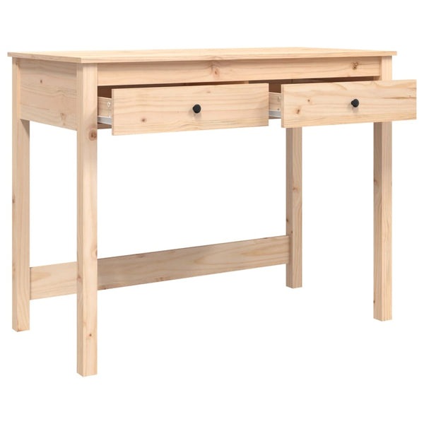 Home Office Desks Desk With Drawers 100X50x78 Cm Solid Wood Pine