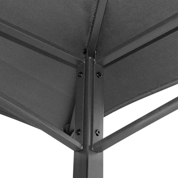 Gazebos & Pergolas Bbq Gazebo With Side Shelves Anthracite 240X150x243 Cm Steel