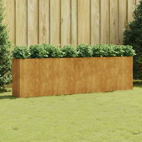 Raised Garden Beds Garden Raised Bed 280X40x80 Cm Corten Steel