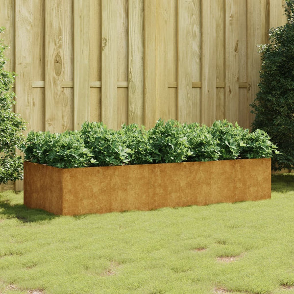 Raised Garden Beds Garden Raised Bed 200X80x40 Cm Corten Steel