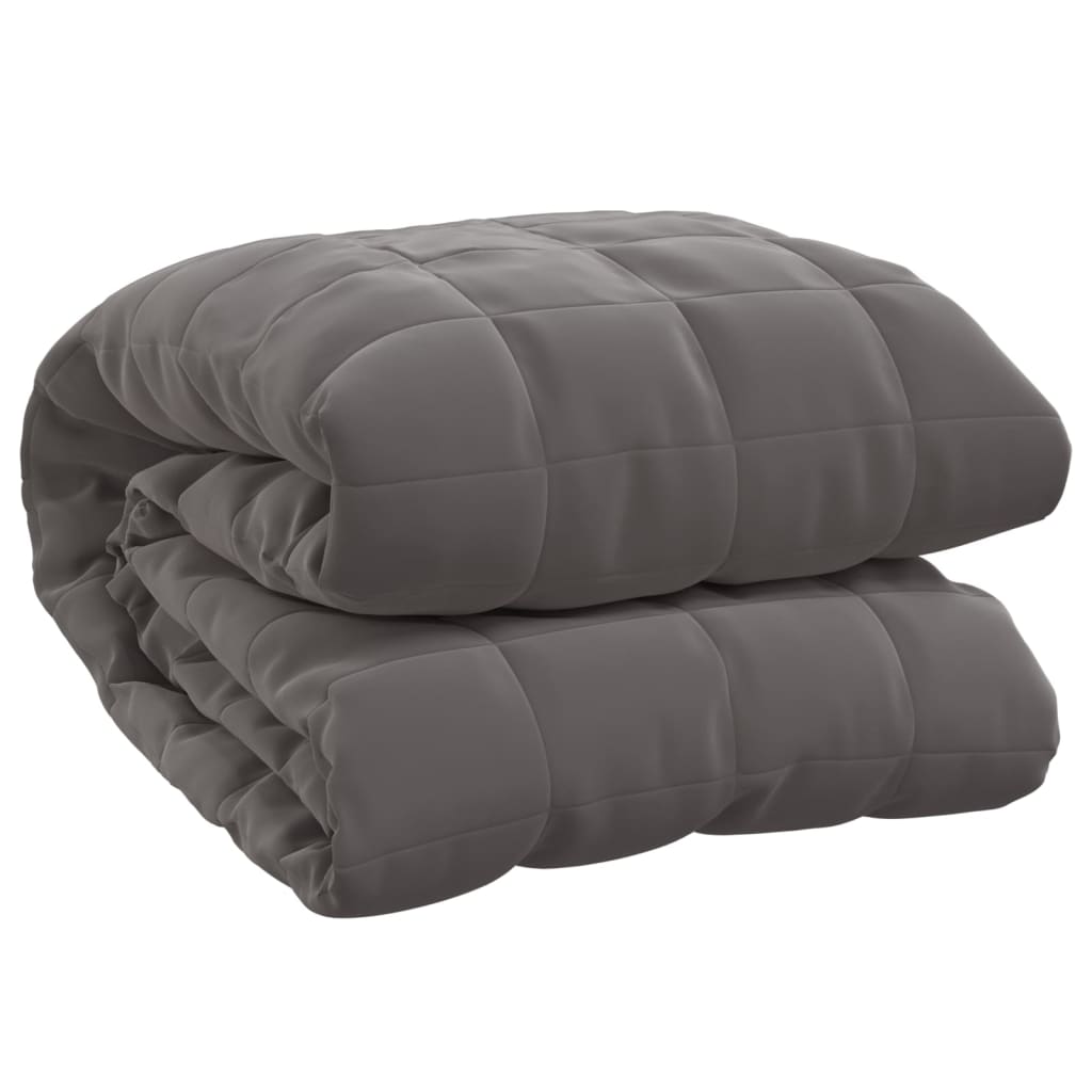 Weighted Blankets Weighted Blanket Grey 152X203 Cm 7 Kg Fabric