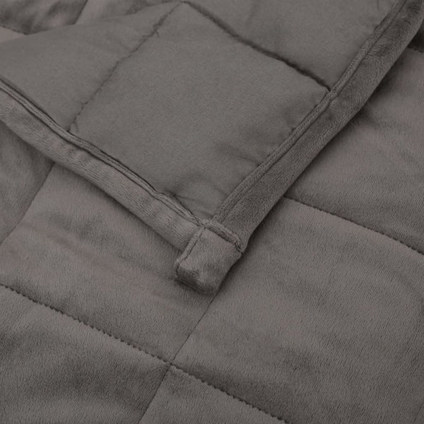 Weighted Blankets Weighted Blanket Grey 152X203 Cm 7 Kg Fabric