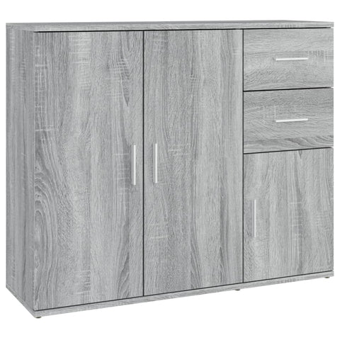 Sideboards & Buffets Sideboard Grey Sonoma 91X29.5X75 Cm Engineered Wood