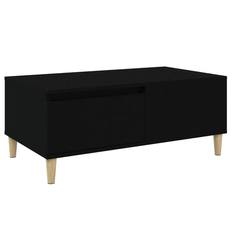 Coffee Tables Coffee Table Black 90X50x36.5 Cm Engineered Wood