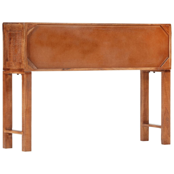 Tables Console Table 120X32x80 Cm Solid Rough Wood Acacia