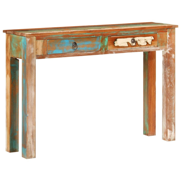 Tables Console Table 110X30x75 Cm Solid Wood Reclaimed