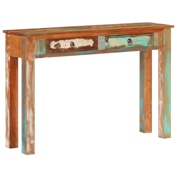 Tables Console Table 110X30x75 Cm Solid Wood Reclaimed