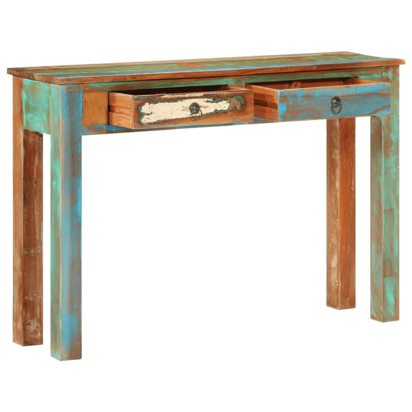 Tables Console Table 110X30x75 Cm Solid Wood Reclaimed