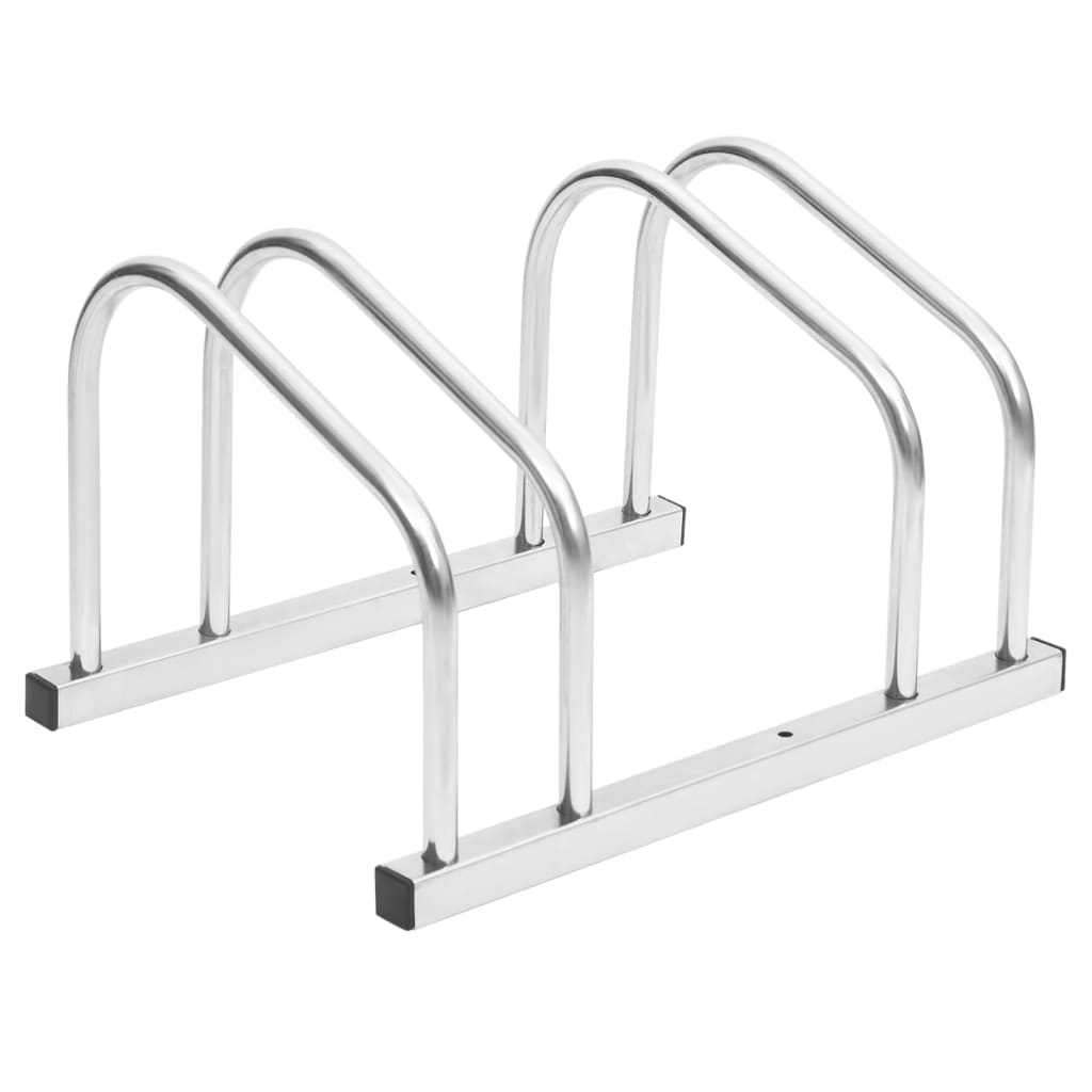 Bicycle Stands & Storage Bike Rack For 2 Bikes Galvanised Steel