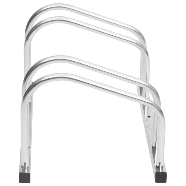 Bicycle Stands & Storage Bike Rack For 2 Bikes Galvanised Steel