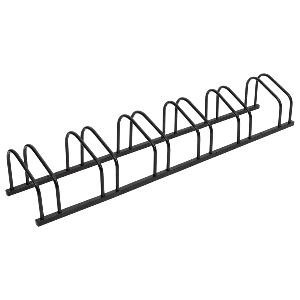 Bicycle Stands & Storage Bike Rack For 6 Bikes Black Steel