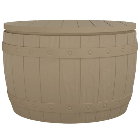 Storage Boxes 3 In 1 Garden Storage Box Light Brown Polypropylene