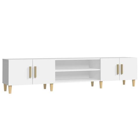 TV Stands & Entertainment Units Tv Cabinet White 180X31.5X40 Cm Engineered Wood