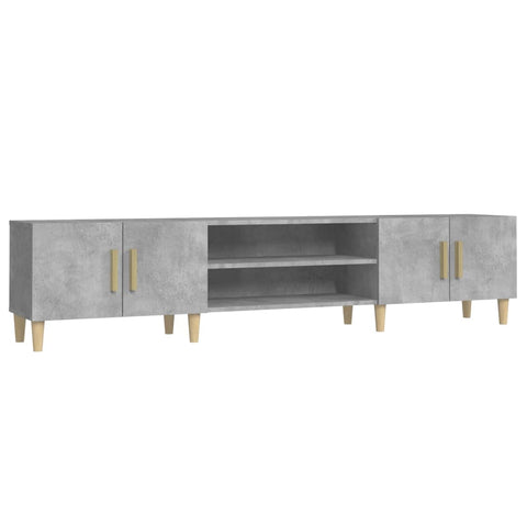 TV Stands & Entertainment Units Tv Cabinet Concrete Grey 180X31.5X40 Cm Engineered Wood