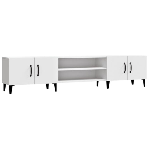 TV Stands & Entertainment Units Tv Cabinet White 180X31.5X40 Cm Engineered Wood